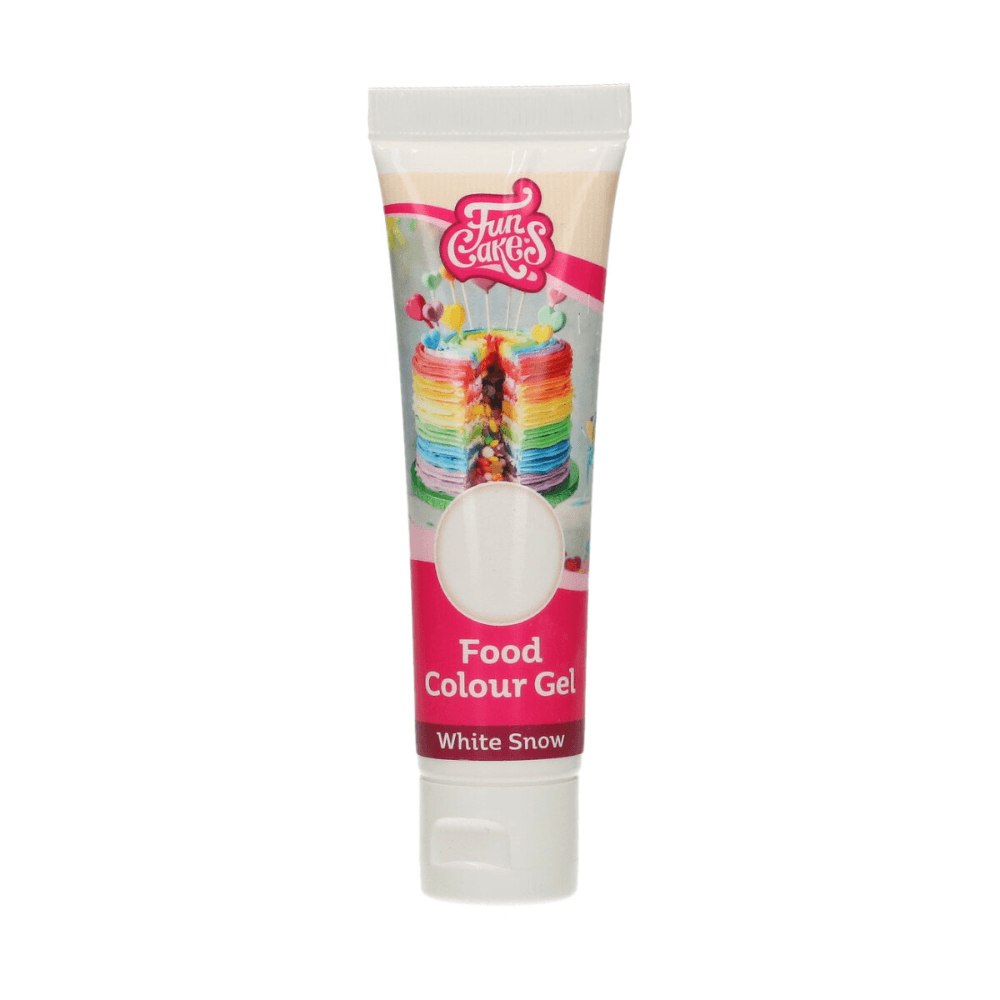 FunCakes Food Colour Gel - White Snow