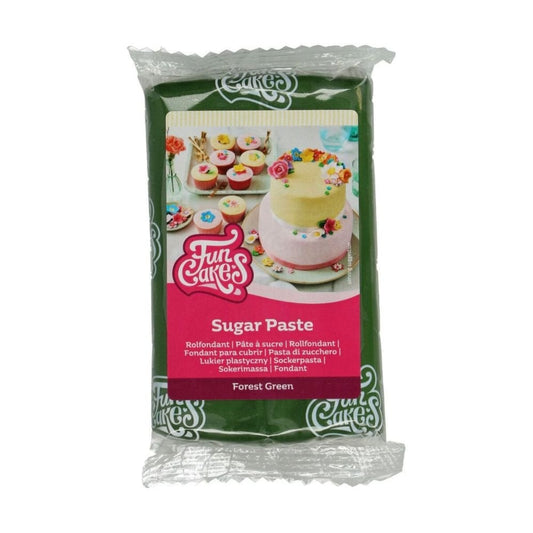 FunCakes - Sugarpaste 250g - Forest Green