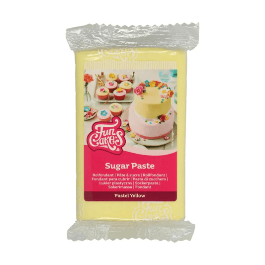 FunCakes - Sugarpaste 250g - Pastel Yellow