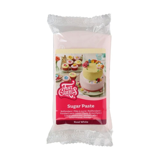 FunCakes - Sugarpaste 250g - Rose White