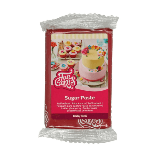 FunCakes - Sugarpaste 250g - Ruby Red