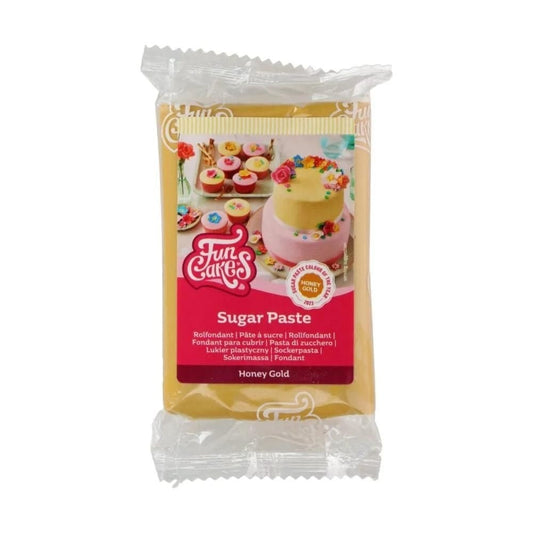 FunCakes - Sugarpaste 250g - Honey Gold