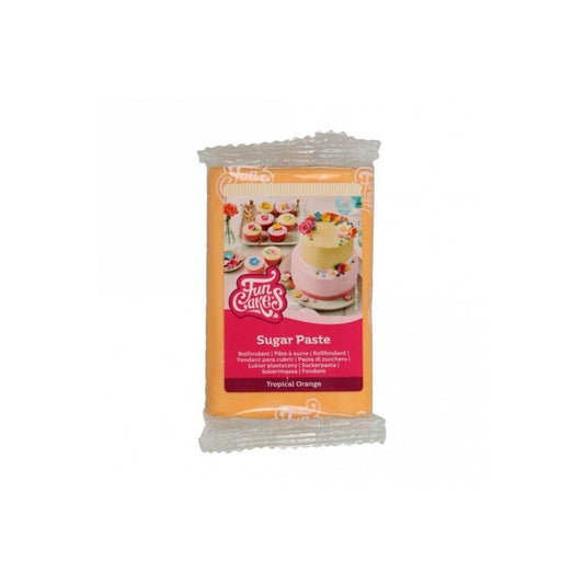 FunCakes - Sugarpaste 250g - Tropical Orange