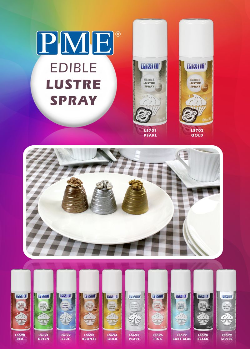 PME Lustre Spray 100ml - Red