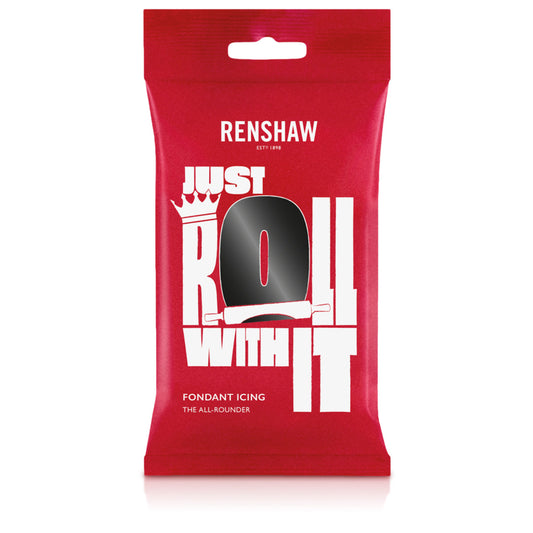 Renshaw Professional Sugarpaste 250g - Jet Black