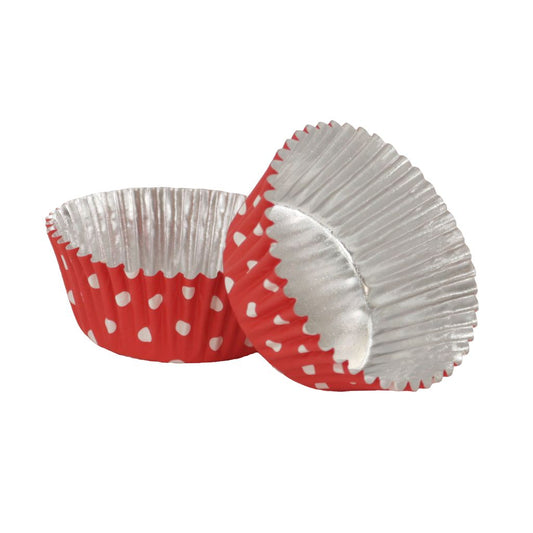 PME Cupcake Cases - Polka Dot - Red