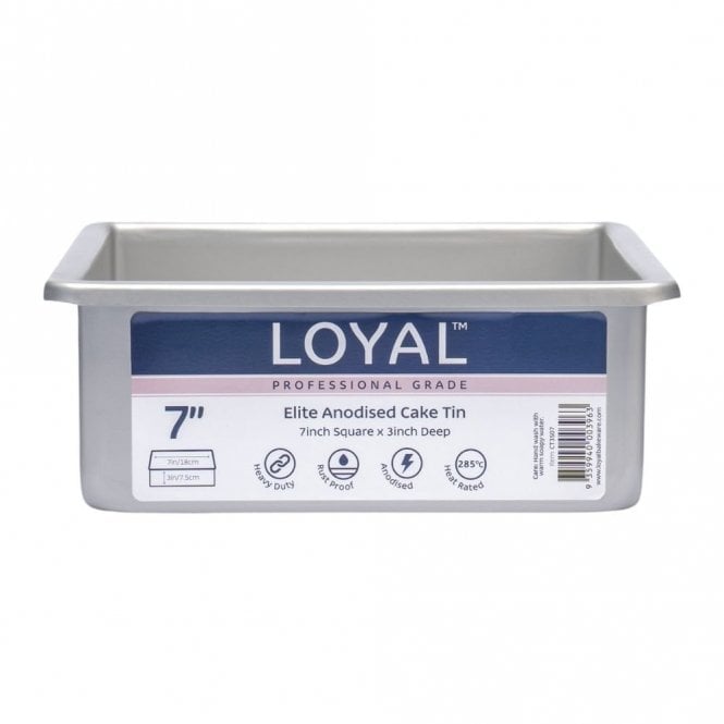 Loyal Square Cake Tin 7"x3"