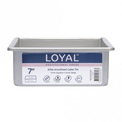 Loyal Square Cake Tin 7"x3"