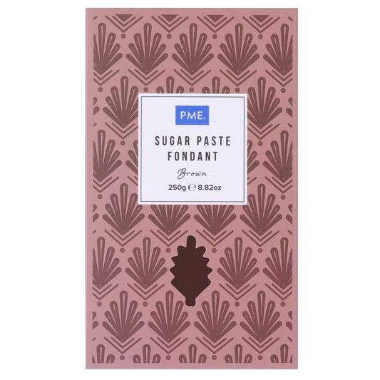 PME Sugarpaste Fondant 250g - Brown