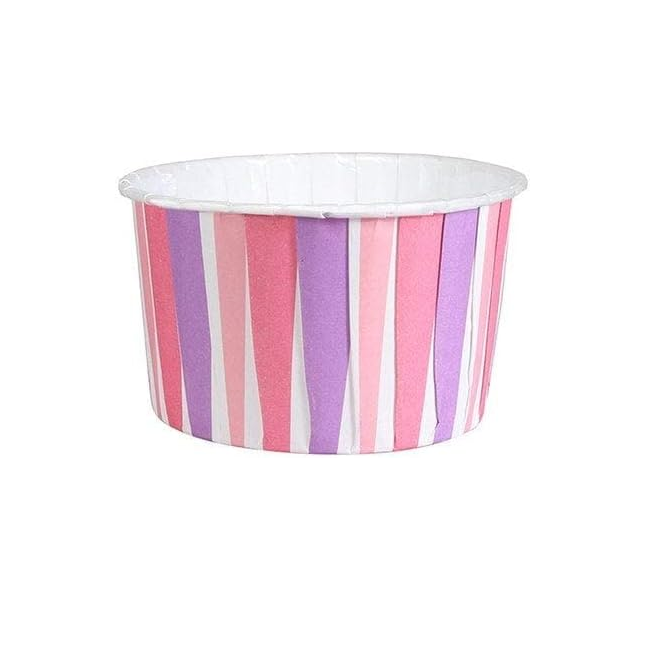 Pink/Purple Stripe Baking Cups - 24pc