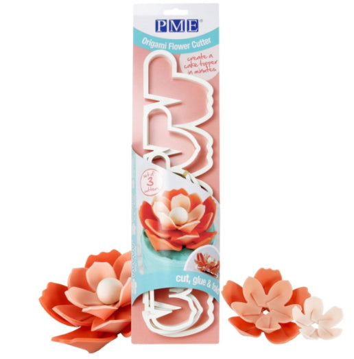 PME Origami Flower Cutter 3pcs