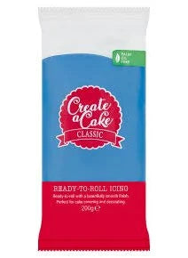 Create a Cake Ready To Roll Icing 200g - Blue