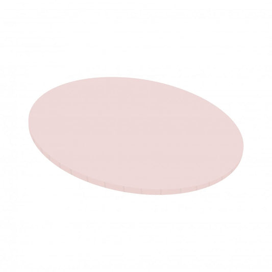 Masonite 5mm ROUND Board - 12" BABY PINK - Matt