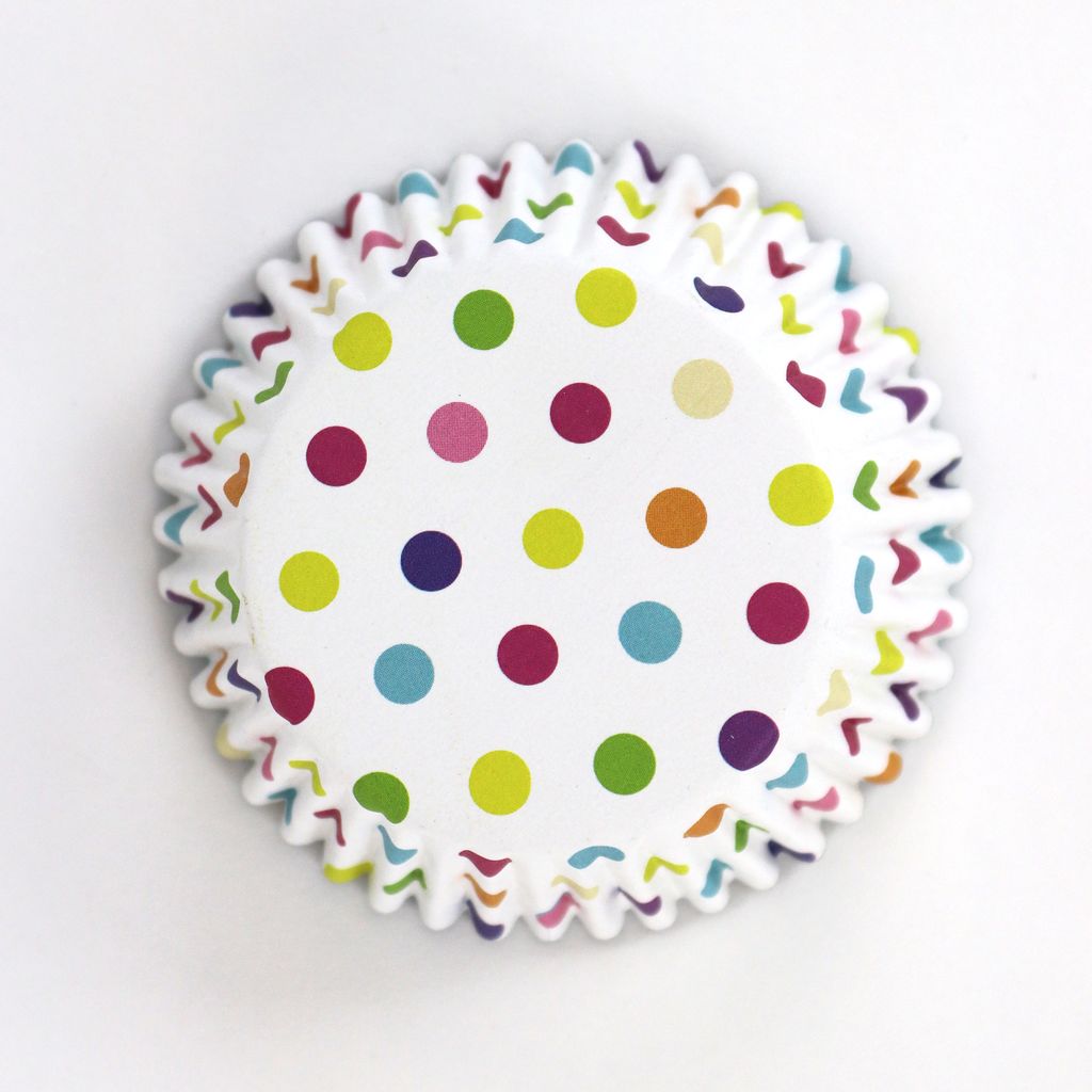 PME Cupcake Cases - Polka Dot - Multicolour