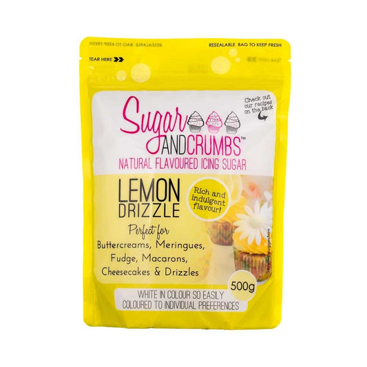 Sugar & Crumbs Icing Sugar 500g - Lemon Drizzle