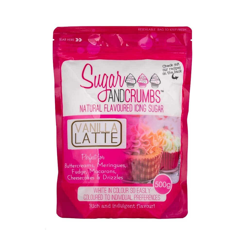 Sugar & Crumbs Icing Sugar 500g - Vanilla Latte