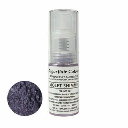 Sugarflair Powder Puff Spray - Violet Shimmer