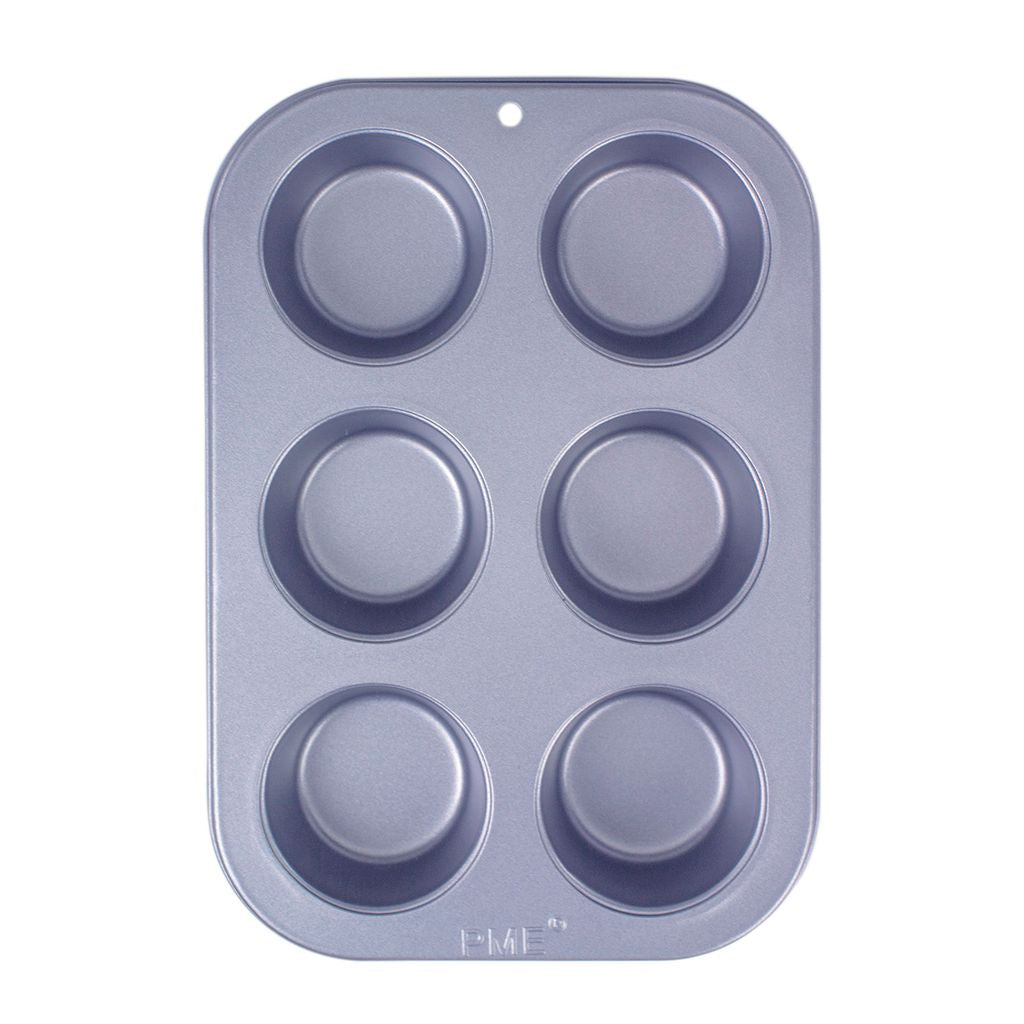 PME 6 Hole Muffin / Cupcake Tin (9.3cm x 4.5cm)