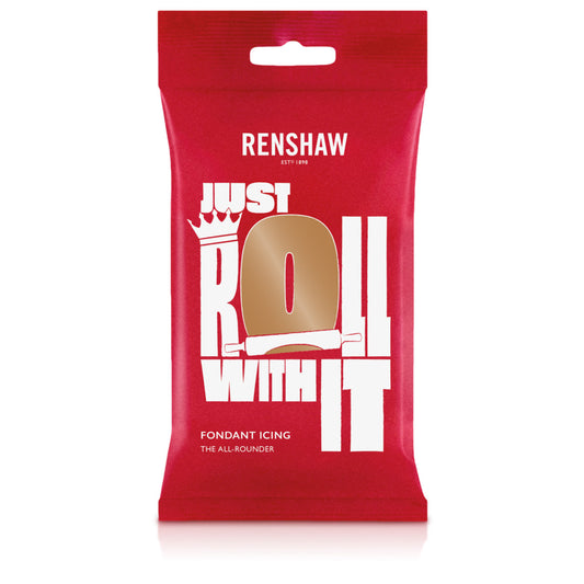 Renshaw Professional Sugarpaste 250g - Teddy Brown