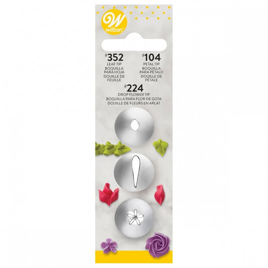 Wilton Nozzle - Set of 3 - #352 #104 #224