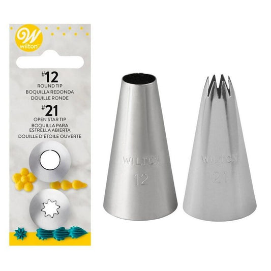 Wilton Nozzle - Set of 2 - #12 #21