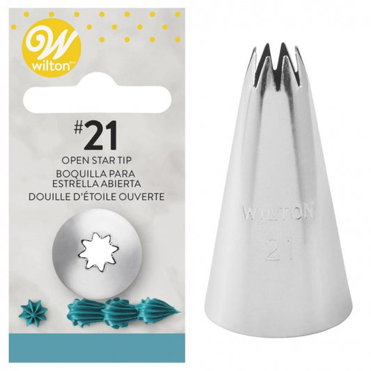 Wilton Nozzle - Open Star #21