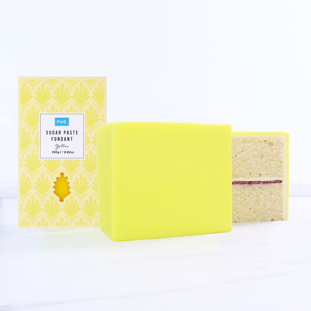 PME Sugar paste Fondant 250g - Yellow